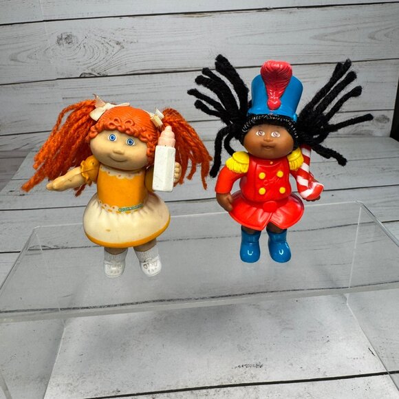 Cabbage Patch Kids McDonalds Toys Lot of 3 Vtg 1992 1993 Figures Yarn Hair - Picture 5 of 11
